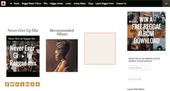 Desktop Screenshot of lovereggaemusic.com